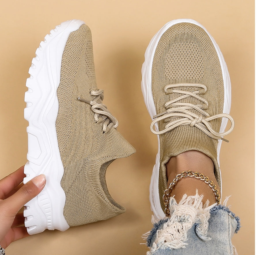 Sneakers chunky légères — semelle épaisse & confort urbain