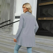 Gilet femme Aurora – Cardigan léger à coupe ouverte pour superpositions d’automne
