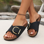 Sandales Femme avec Boucle et Semelle Orthopédique – Confort et Élégance pour l’Été